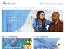 Tablet Screenshot of careresourcegroup.com